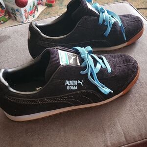Puma Sneakers with Black and Blue Highlights